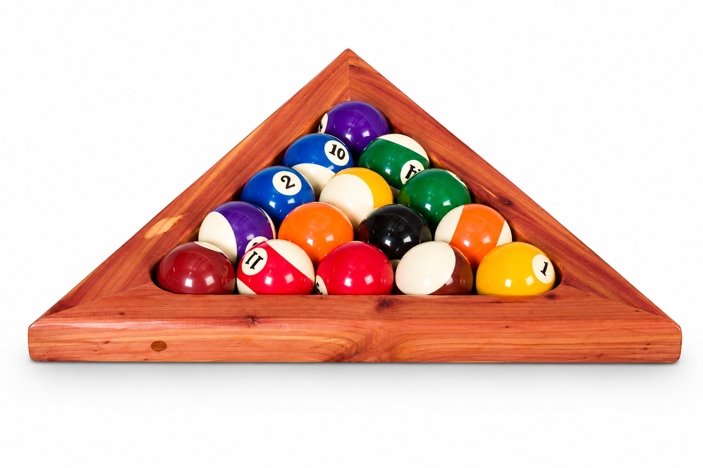 Red Cedar Pool Ball Triangle