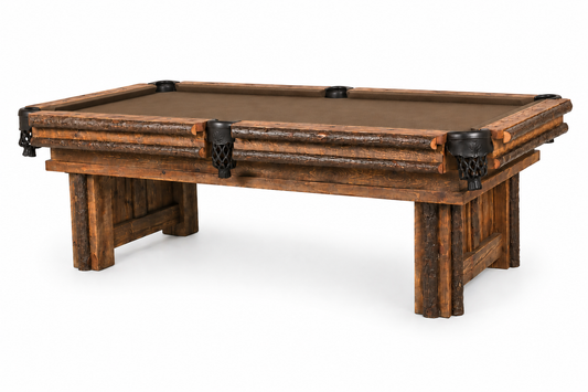 Sawtooth Hickory Pool Table