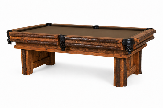 Sawtooth Hickory Pool Table